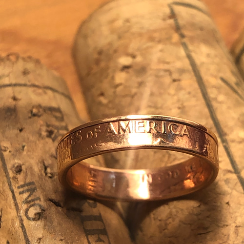 コインリング アメリカ 1セント銅貨 指輪・リング Depp Coin 通販