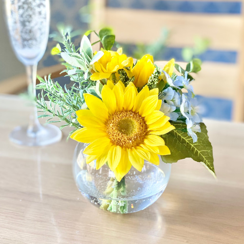 アートフラワー ひまわり一輪