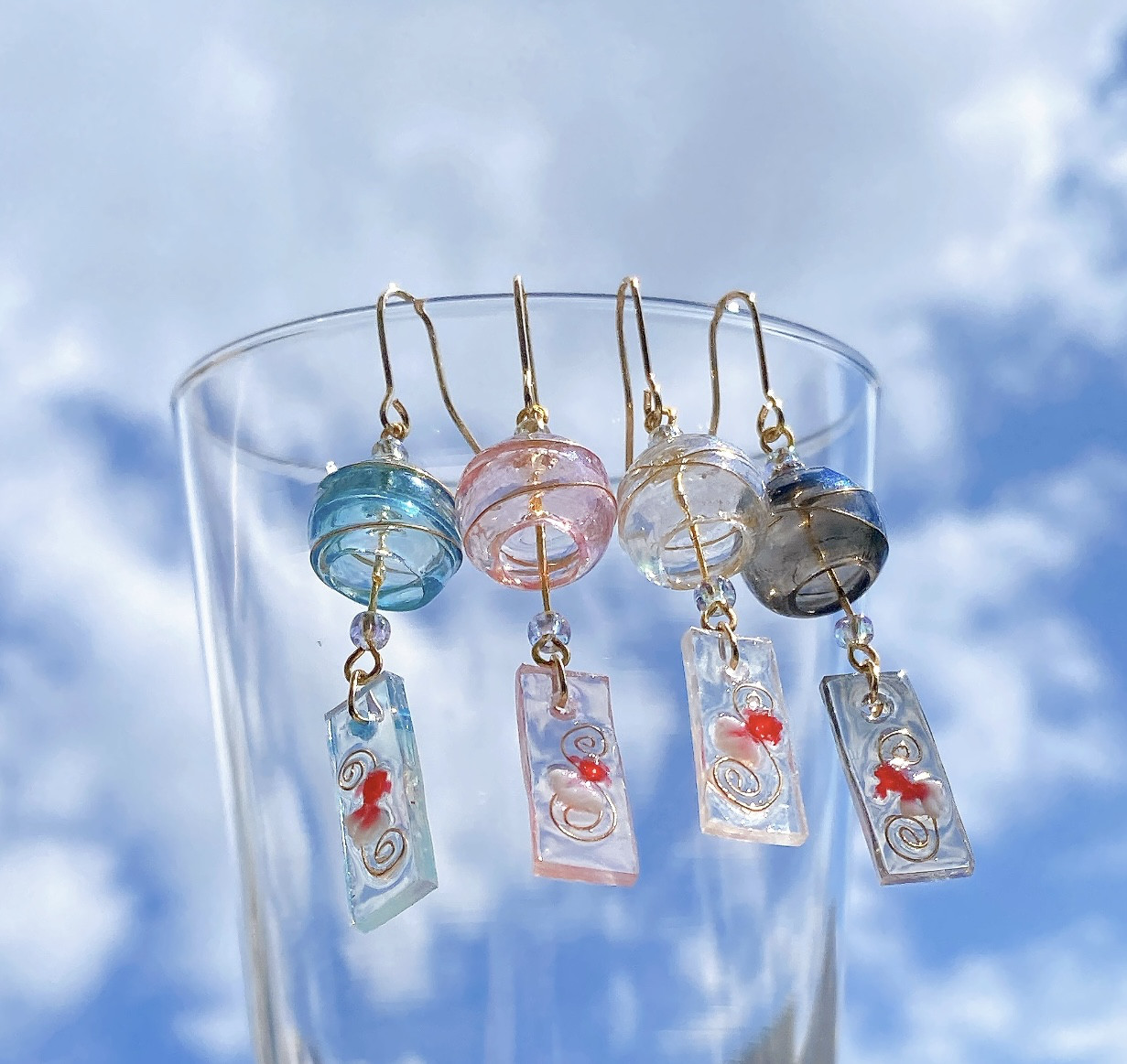 88 ピカピカ✨レジン夜空〜✨　全てステンレス使用　ハンドメイドリング 受注製作【暗闇で光る 惑星リング スカイ】 レジン レジン
