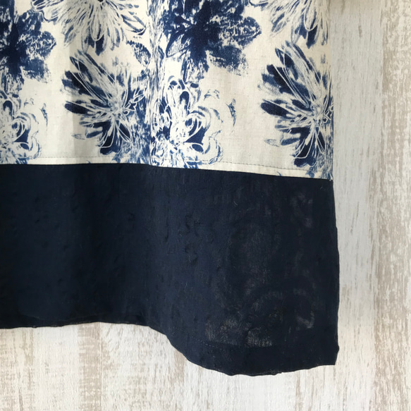 綿／麻シーチンク　花柄　ゆったり　ブラウス ブラウス 日本国内発送・最短翌日お届けの商品写真