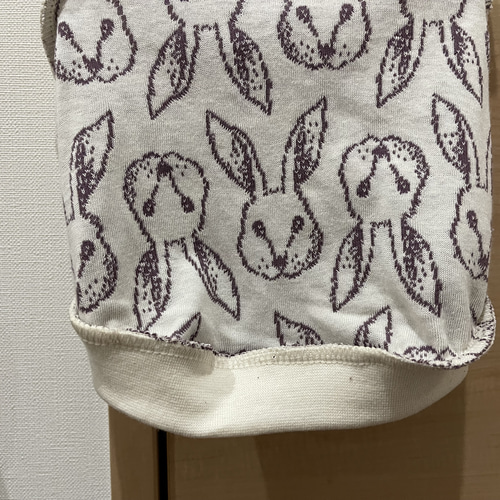 犬服 ハンドメイド S リバーシブルジャガードニット生地 プティラパン