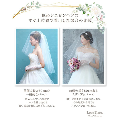 ミディアムベール【メロウ】VSM-02|結婚式 挙式 ウエディング シンプル