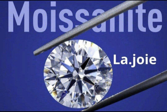 大人気！　最高品質 モアサナイト ハーフエタニティ 1.5mm リング 9枚目の画像