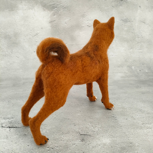 美濃柴犬さん〈24061〉 羊毛フェルト 羊毛わんこ 福や工房 通販