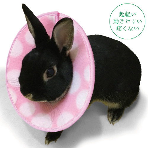 エリザベスカラー うさぎ用 （Mサイズ） 首周り（約）15～17cm セミ