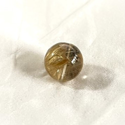 CYA　レア AAAA 黄金 黒金針 タイチン ルチルクォーツ キャッツアイ 8.5mm玉 粒売】 天然石ビーズ 現物 4枚目の画像