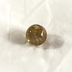 CYA　レア AAAA 黄金 黒金針 タイチン ルチルクォーツ キャッツアイ 8.5mm玉 粒売】 天然石ビーズ 現物 5枚目の画像