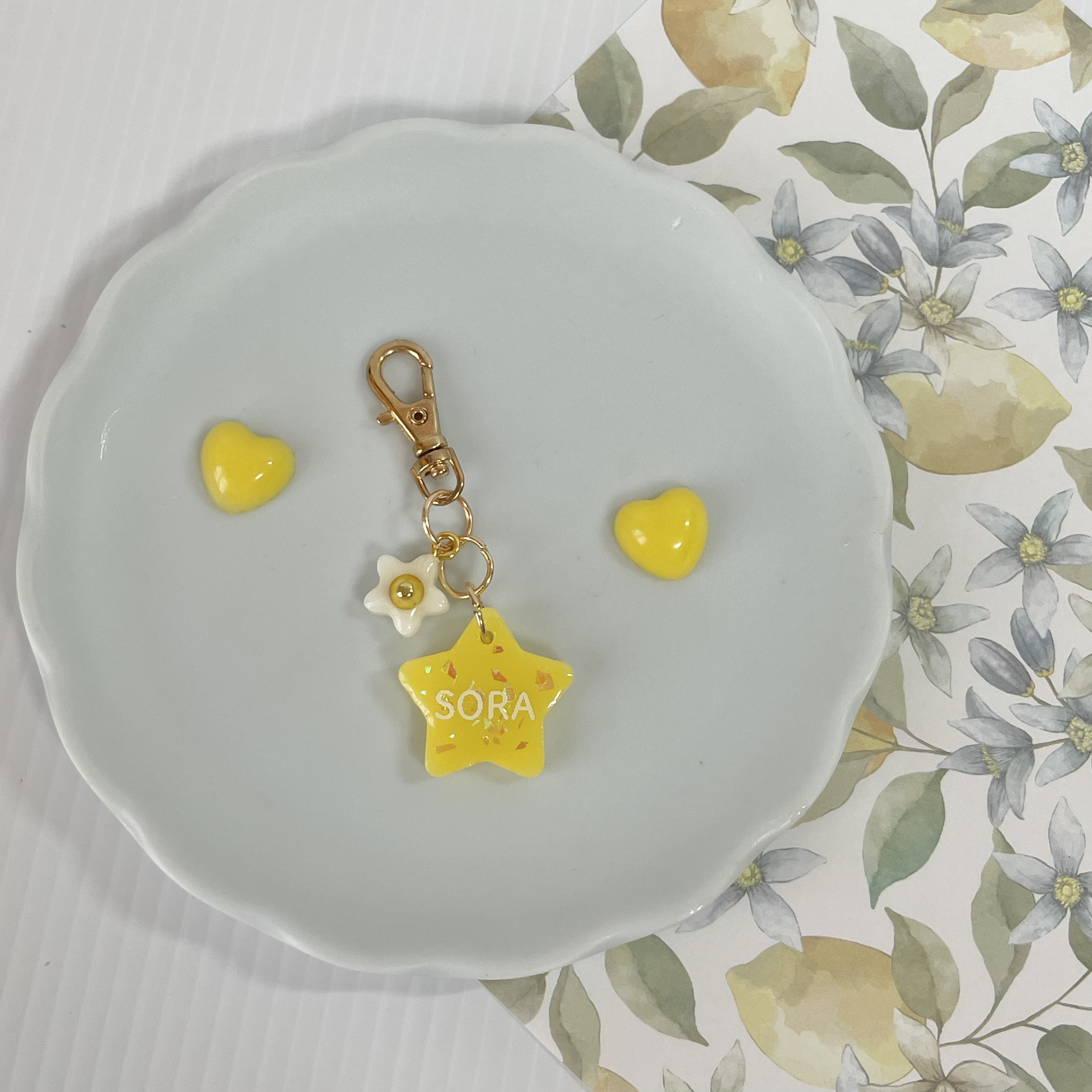 専用☆スターキーホルダー プレゼント 名入れ 記念日 誕生日