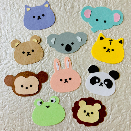 クラフトパンチ どうぶつ 10種 ぞう コアラ さる パンダ ねこ トラ