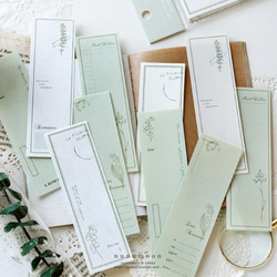 コラージュ風デザインペーパー 40枚 flower notes [AX411] その他雑貨