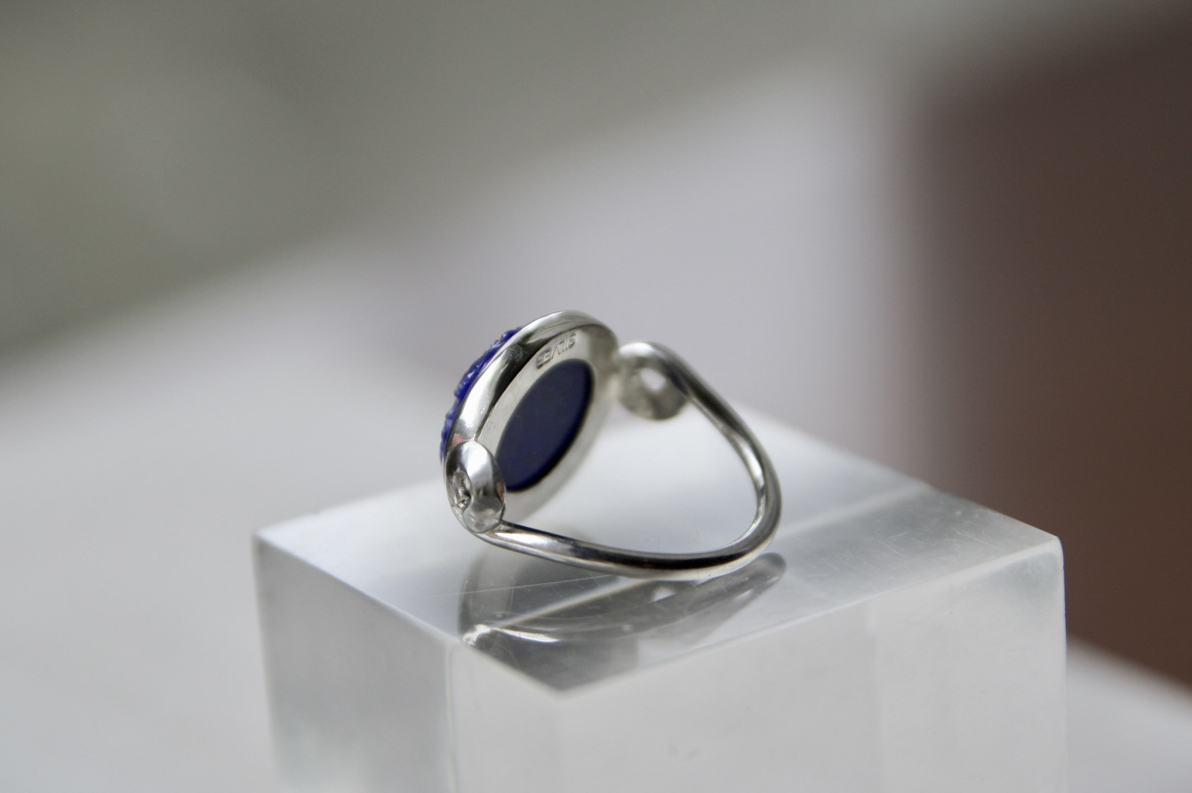 ラピスラズリ カービング ring