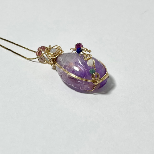 専用ページ☆宝石質♪ ペリドット☆ワイヤーラップ ジュエリー アート ネックレス 専用ページ☆宝石質♪ ペリドット☆ワイヤーラップ ジュエリー