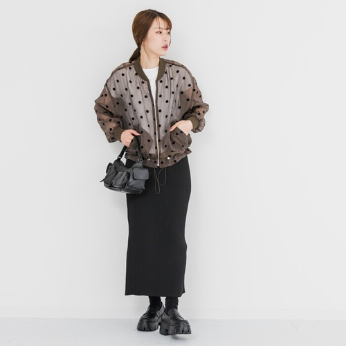 シアーフーディブルゾン シアーフーディーブルゾン｜WOMEN｜250IAB30-2031｜AZUL BY