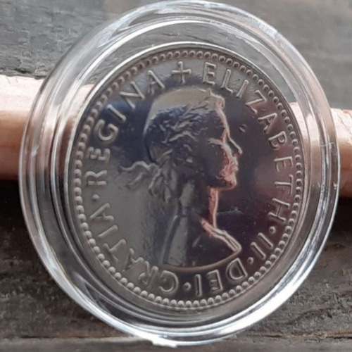 幸せのシックスペンス イギリス ラッキー6ペンス 本物古銭英国コイン