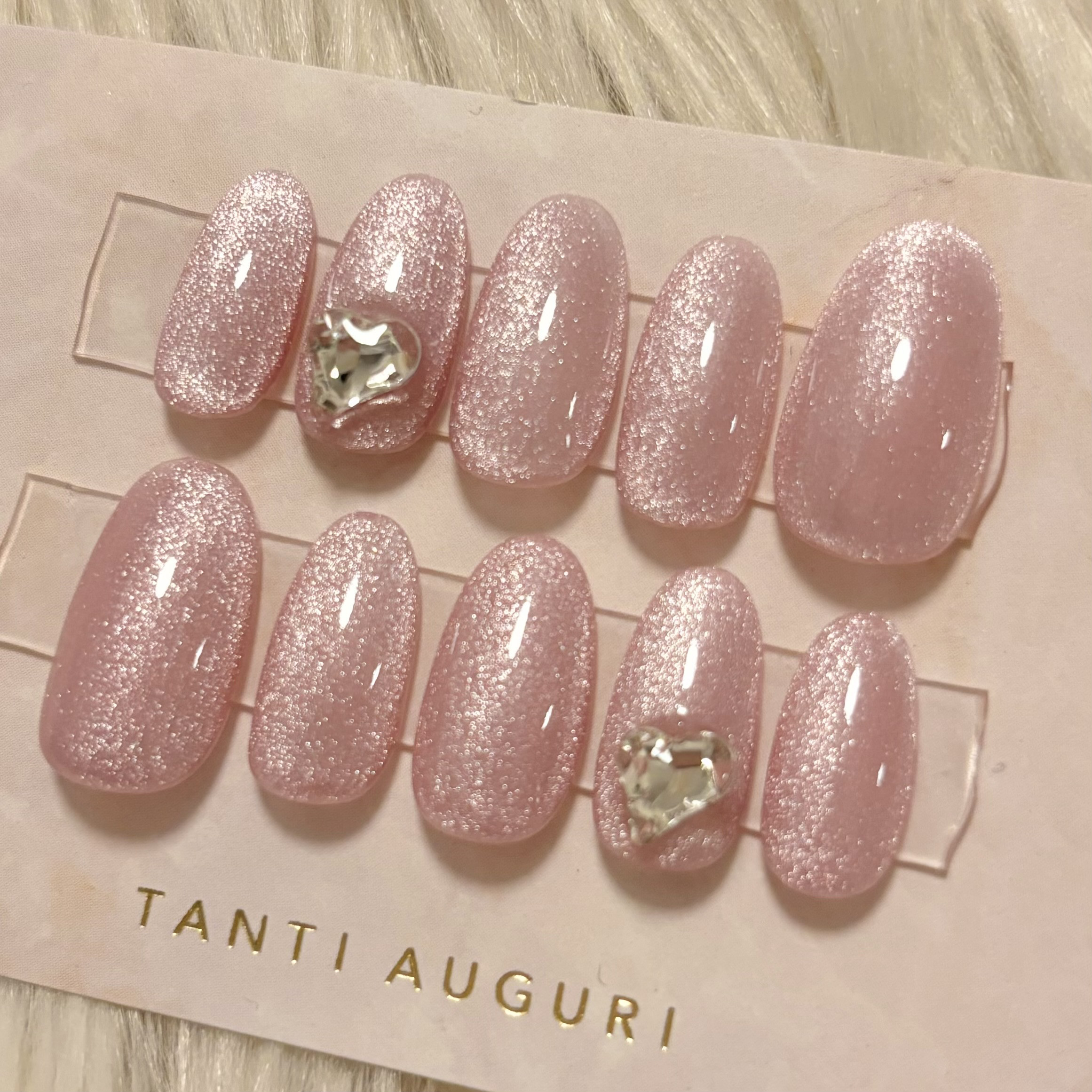 リボン ネイルチップ エンジェル キルティング マグネット ミラー オーダー