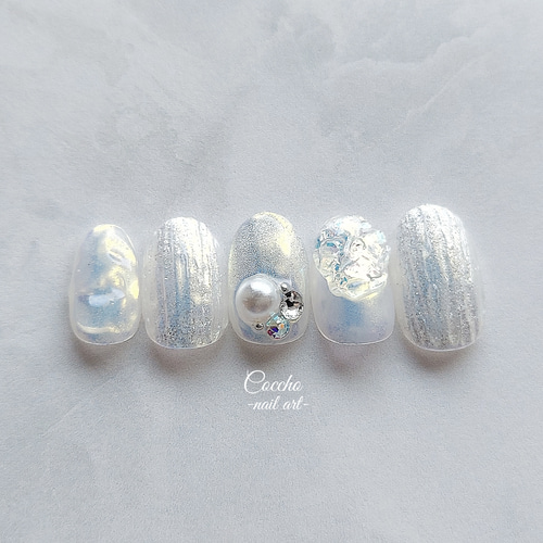 No.261 クリスタルバカラネイル / ネイルチップ ジェルネイル バカラ  