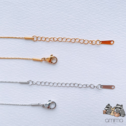 《サージカルステンレス316L》　極細　上品　スネークチェーン　ネックレス　金属アレルギー対応　つけっぱなしok　 5枚目の画像