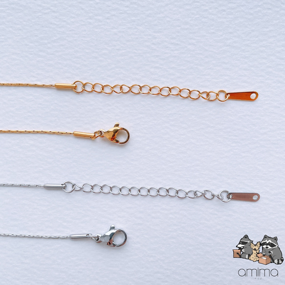 《サージカルステンレス316L》　極細　上品　スネークチェーン　ネックレス　金属アレルギー対応　つけっぱなしok　 5枚目の画像