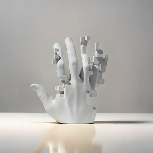 手 置物 芸術的 手像 抽象家 装飾 アクセサリーアート 彫刻 北欧置物