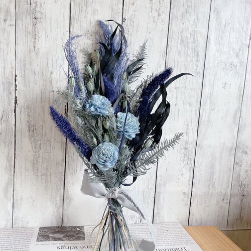 ⚫️プリザービングスワッグフラワー⚫️ dry-flower-bouquet-swag-yellow
