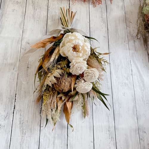 光触媒フラワー スワッグ 誕生日 ギフト プレゼント フラワーリース 花束 花 スワッグ ギフトフラワー 花束 プリザーブドフラワースワッグ no