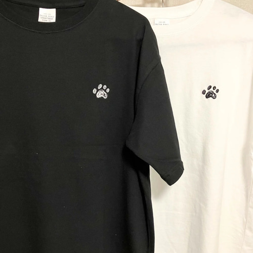 肉球刺繍Tシャツ おもちゃ・ペット小物 uzu818 通販 17814523