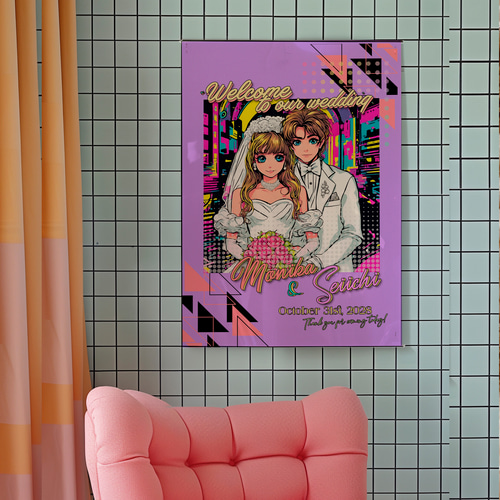 【ウェルカムボード】絵画 原画 抽象画 看板 ロゴ入れ もみじ ドローイング ウェルカムボード】絵画 原画 抽象画 看板 ロゴ入れ もみじ