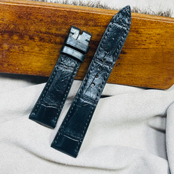 TAKE ゼニス 時計 純正 ストラップ ベルト ブラック アリゲーター