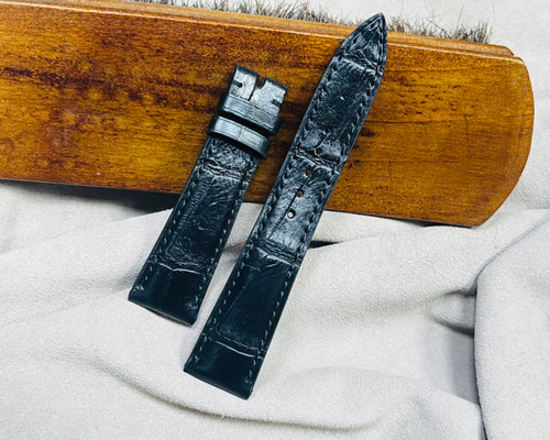 ゼニス時計用の手作りワニ革ストラップ 腕時計 Dohaleather 通販