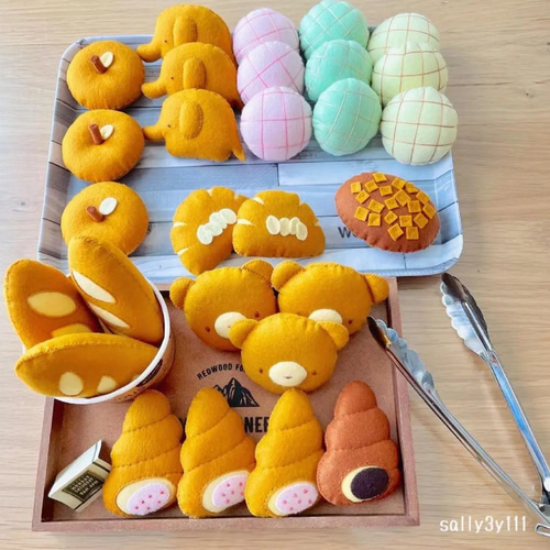 販売数4》パン屋さん♡フェルトままごと おもちゃ・人形 SALLY3Y 通販