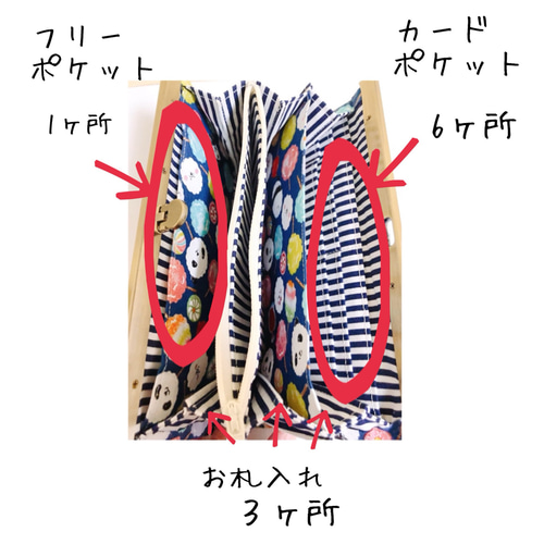 risa☆☆青チェック生地がま口財布☆ハンドメイド risa☆様専用☆青チェック生地がま口財布☆ハンドメイド