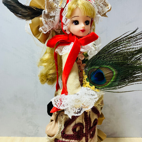 リカちゃん服　アンティーク風ドレス　２点セット　ハンドメイド リカちゃん ドレス ドールドレス 人形服 手作り licca ハンドメイド