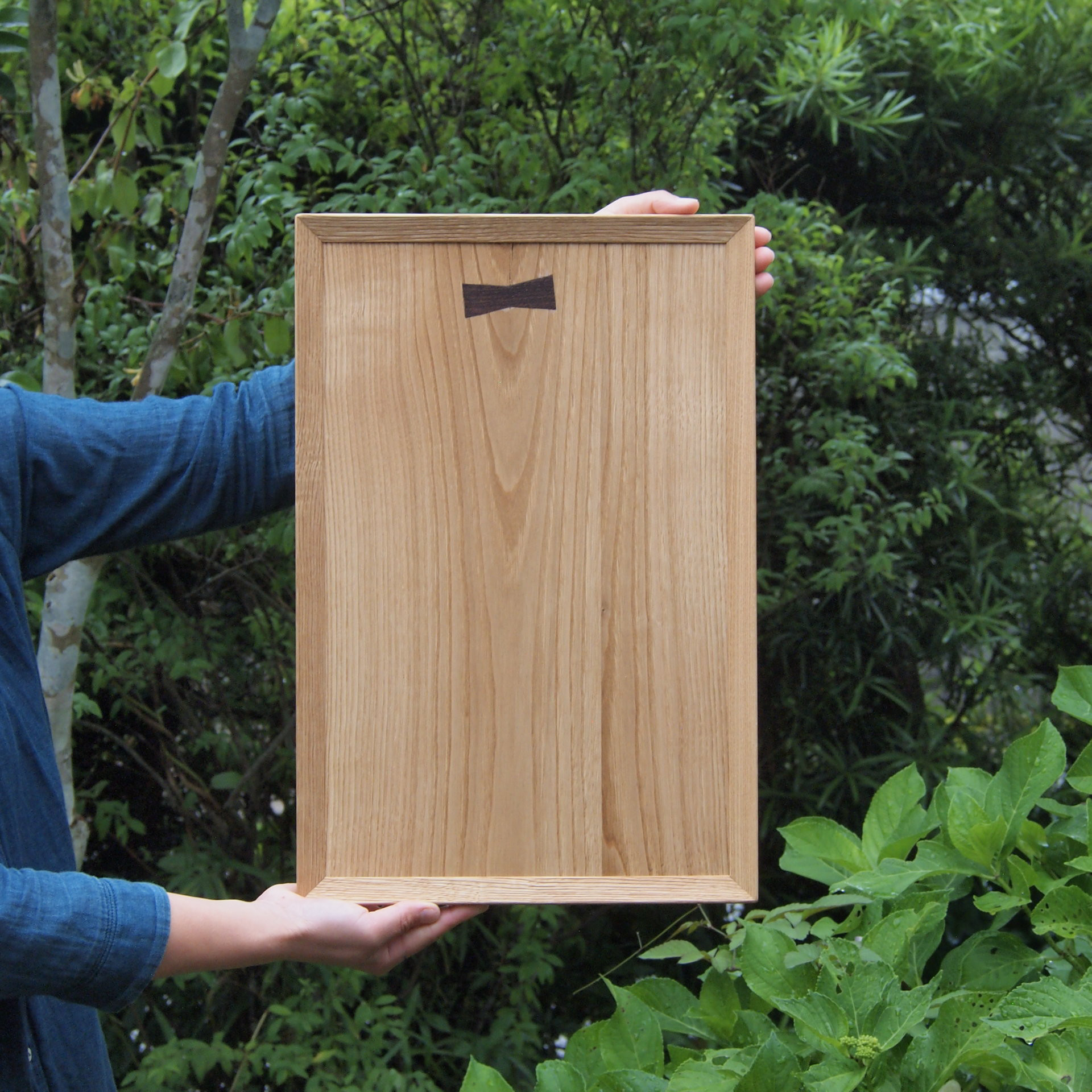 駒入れ 栗の木製削り出し （工芸にふれる「木のものづくり