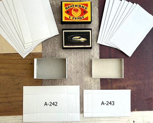 195・マッチ箱の引き出し 内箱 20枚セット マッチ箱 ハンドメイド