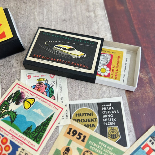 195・マッチ箱の引き出し 内箱 20枚セット マッチ箱