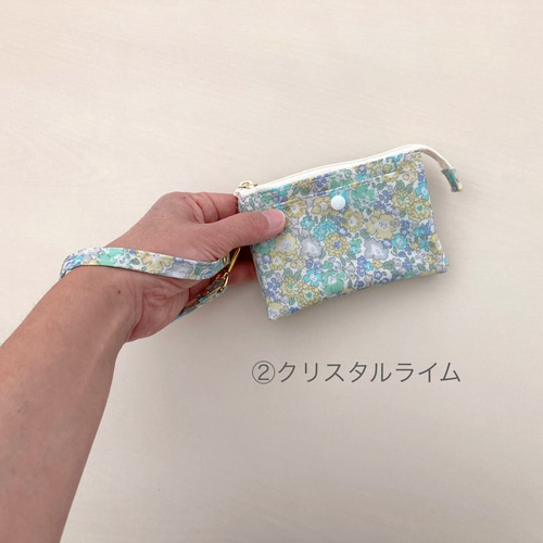 Amazon.co.jp: リバティ ラミネート レジ袋ポーチ ミシェルふわ