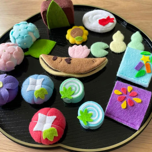 夏の和菓子♡フェルトままごと その他インテリア雑貨 SALLY3Y 通販