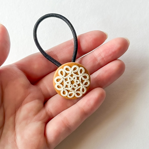 新作☆レジンヘアゴム　レースシリーズ❹ 0c57f292fd97036bcf83f2d22aa099