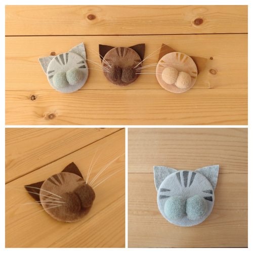 ミケ猫のヒゲ　本物 ねこの髭さし 三毛猫 ねこヒゲ 猫ひげ ねこのひげ集め ねこグッズ 羊毛