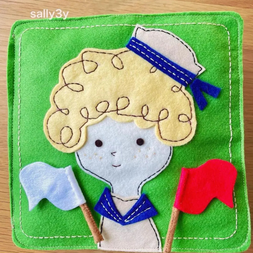 布絵本♡水兵さんと魚釣り♡フェルト 雑貨・その他 SALLY3Y 通販