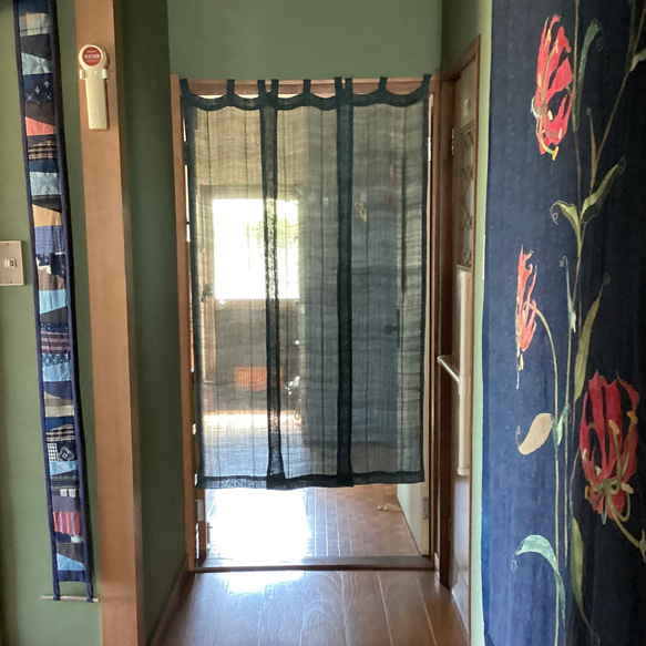 5 蚊帳 のれん タペストリー 藍 その他インテリア雑貨 ひだまり 通販