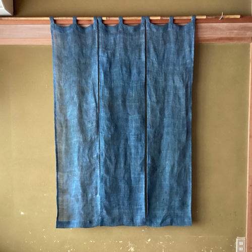 5 蚊帳 のれん タペストリー 藍 その他インテリア雑貨 ひだまり 通販