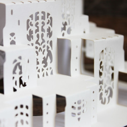 完成品【ポップアップカード】窓の街オルタ 6枚目の画像