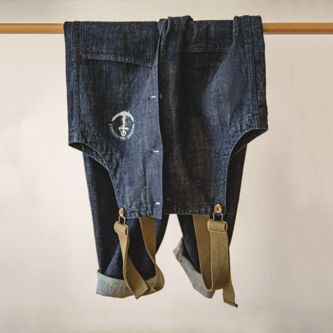 オーバーオール デッキパンツ デニム つなぎ アメリカン バイカー キャンパー 大きいサイズ こなれ感