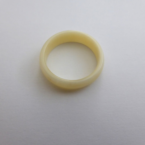 マッコウクジラ歯 リング 【11号】 指輪・リング マテリアルマスター