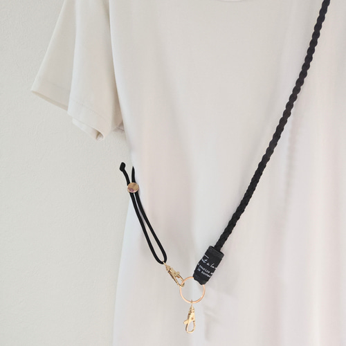 長さ調節可 タッセル付き パラコード スマホストラップ スマホ