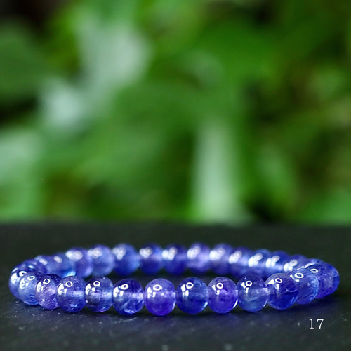 ✿天然色タンザニアの希少石 タンザナイト*ブレスレット