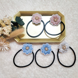 ❁.受注制作専用❁.刺繍パッチンピン パッチンピン ヘアアクセサリー