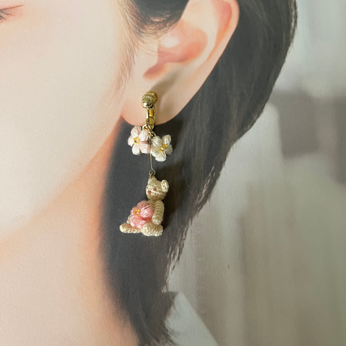 小花 ピアス／イヤリング 1piece | sen no STORE