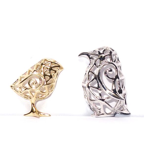 銀のペンギン・ペンダントSV925【PioParakee】silver penguin pendant 5枚目の画像